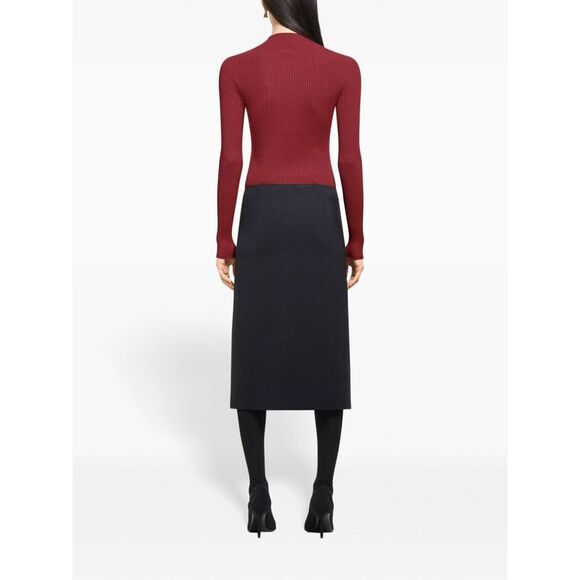 Mockneck Light Rib Sweater for Women - Picture 3 of 3